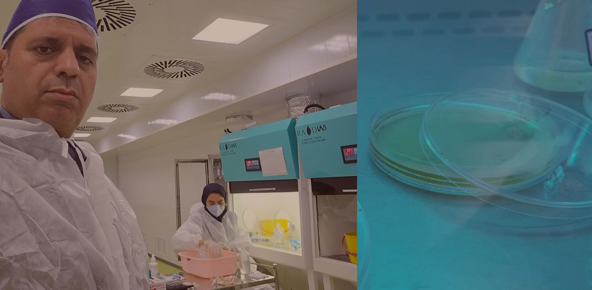 بازدید اتاق تمیز تولید سلول های بنیادین